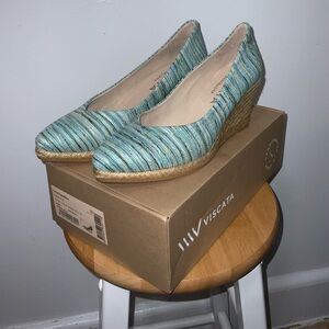 Viscata Roses Espadrille Wedge